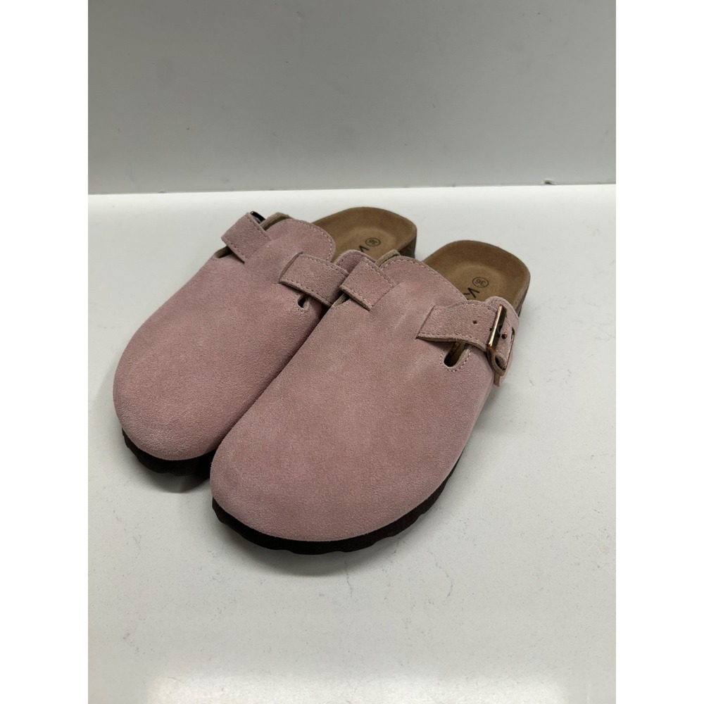Kidmi Pink Suede Like Clogs Size 36
